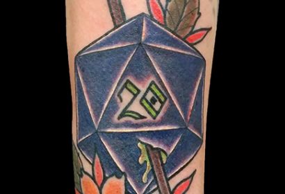 d20 tattoo