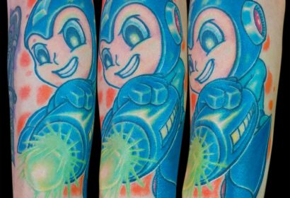 megaman tattoo