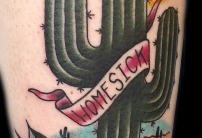 homesick cactus tattoo