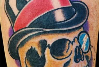 gentlemen skull tattoo