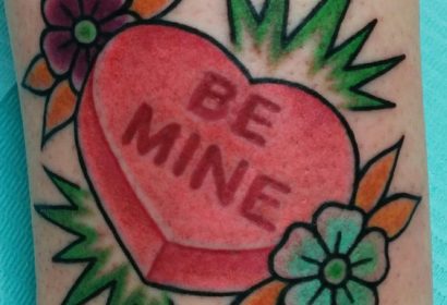Candy Heart tattoo