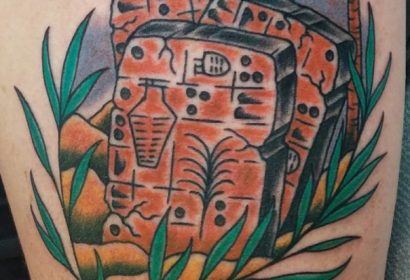 Sumarian beer tablets tattoo