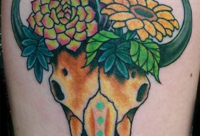 Southwest Skull Tattoo