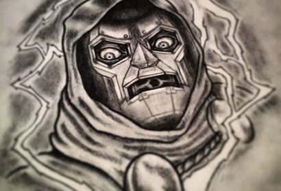 dr doom tattoo