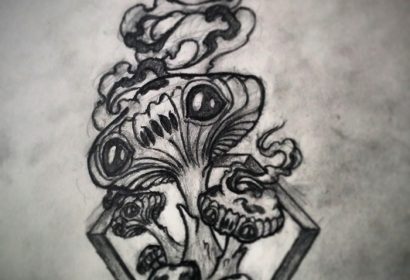 fungus monster tattoo