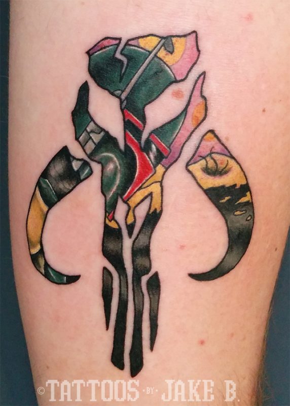 star wars boba fett mandalorian tattoo tattoos by jake b star wars boba fett mandalorian tattoo tattoos by jake b