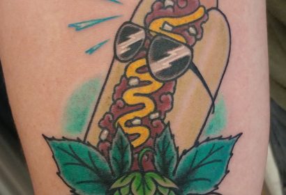 hotdog tattoo