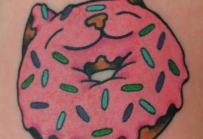 donut cat tattoo featured