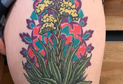 century plant tattoo by jake b