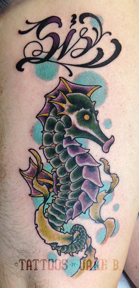 Planet Tattoos - Seahorse Tattoo Design Ideas #2 - https://bit.ly/2Ho450m  #planettattoos #SeahorseFacts, #SeahorseSpirit, #SeahorseTattoo,  #SeahorseTattoos | Facebook