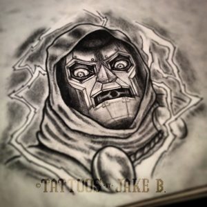 dr doom tattoo