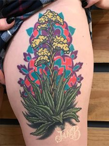 century plant tattoo by jake b