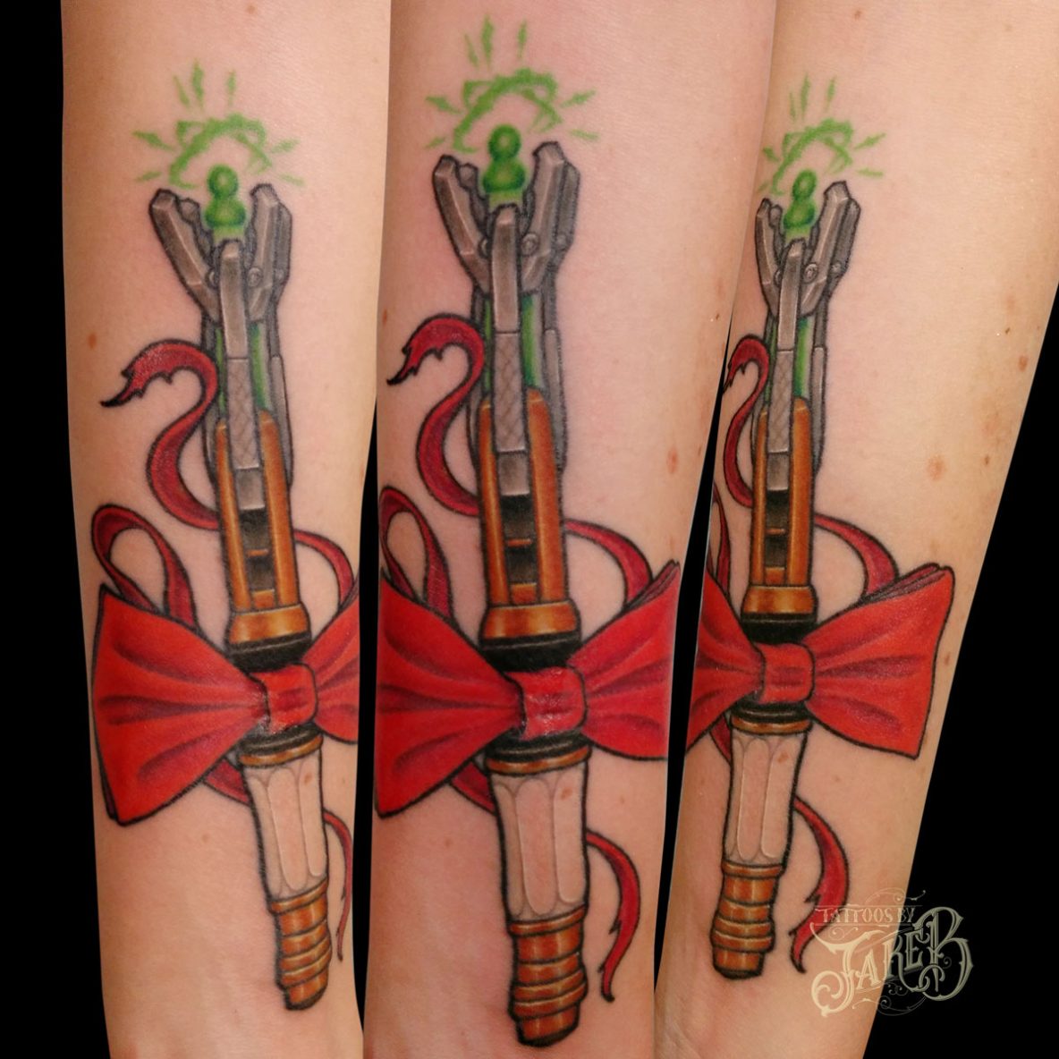 doctor who sonic screwdriver tattoo by Jake B