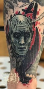 game of thrones knight king tattoo by Jake B