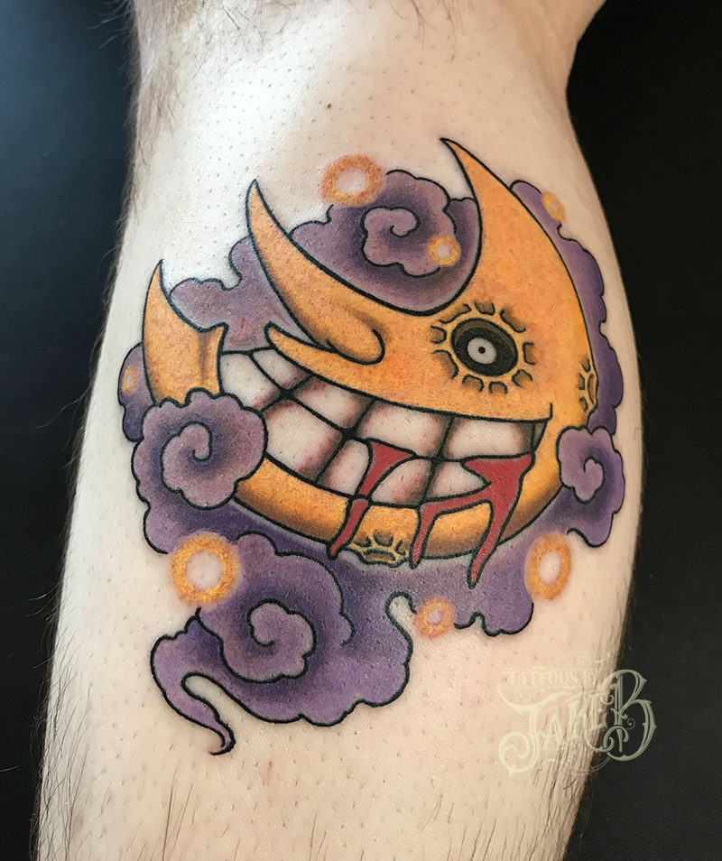 soul eater moon tattoo by Jake B