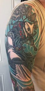 Persona 3 thanatos tattoo by Jake B