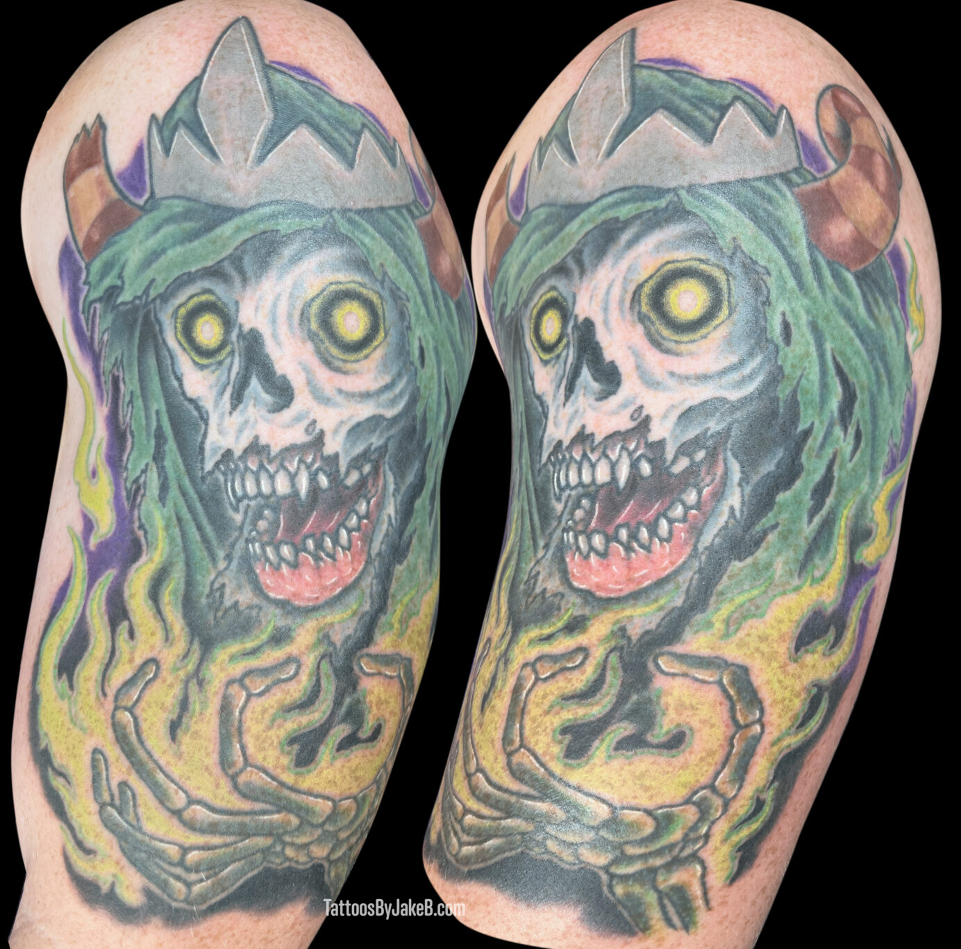 Adventure Time Lich King tattoo by Jake B