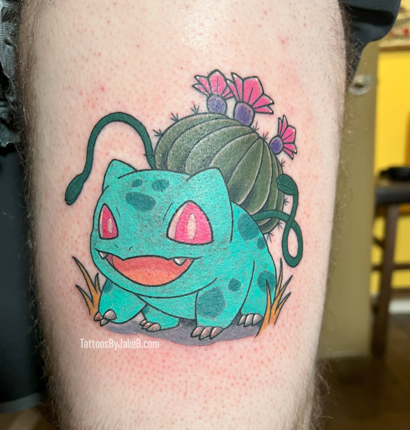 pokemon bulbasaur tattoo by Jake B