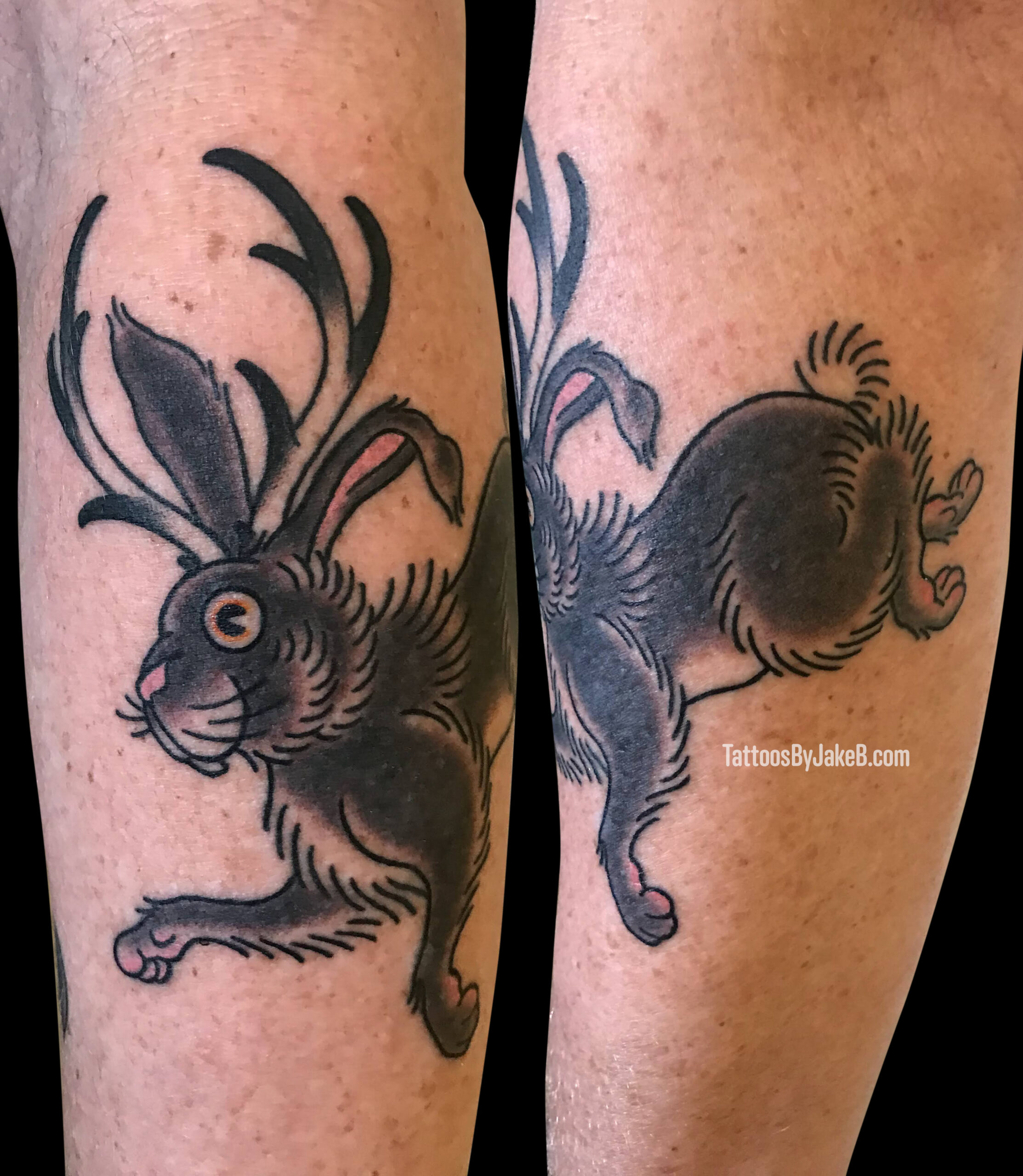 Jackrabbit tattoo by Jake B