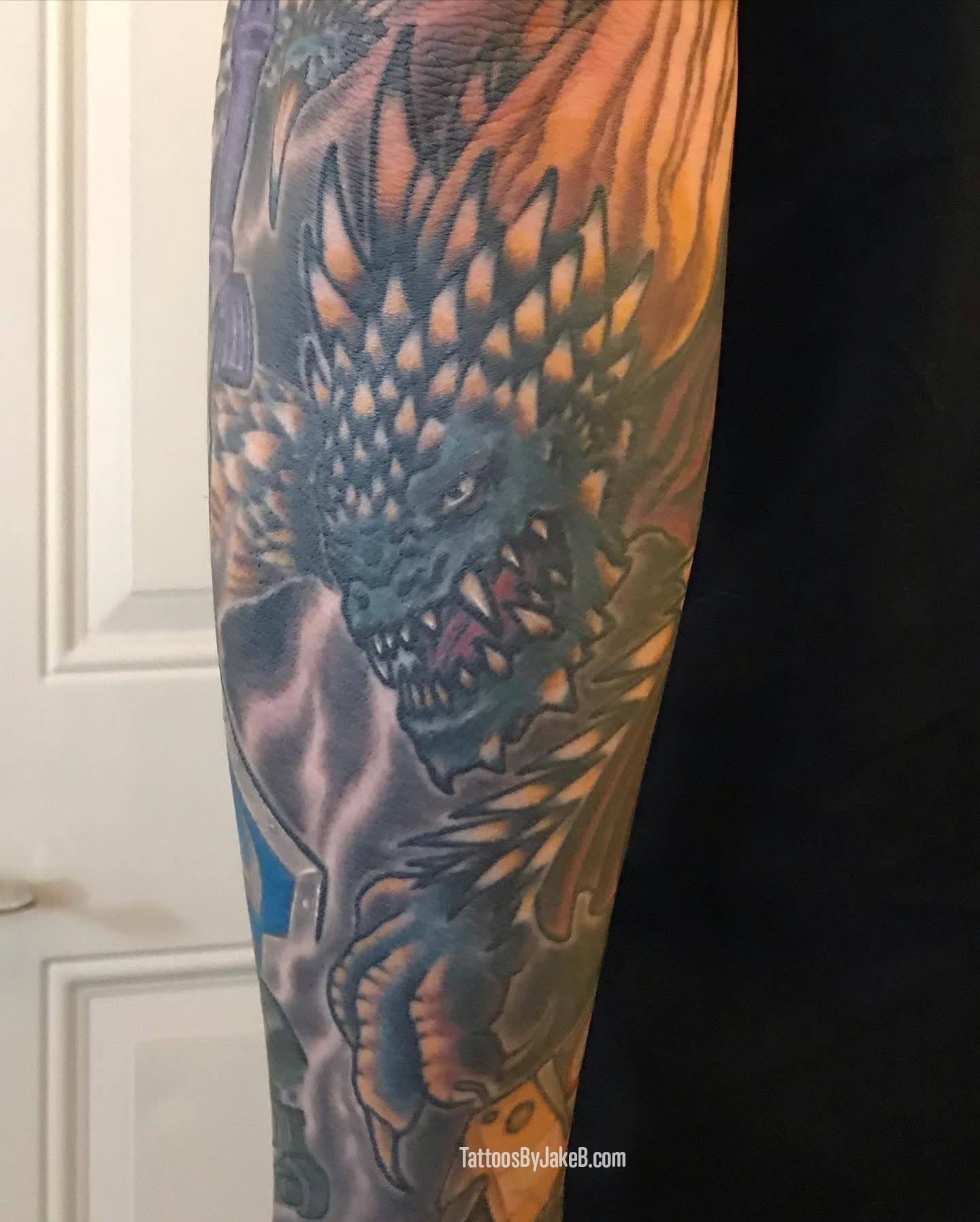 Monster Hunter Nergigante tattoo by Jake B